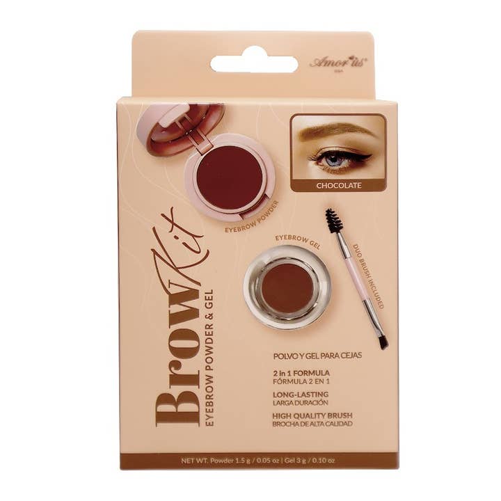 PINEAPPLE Beauty – wholesale Eyebrow pencil/filler – AMORUS CO-BROWKD Brow Kit Eyebrow Powder & Gel - 24 pcs