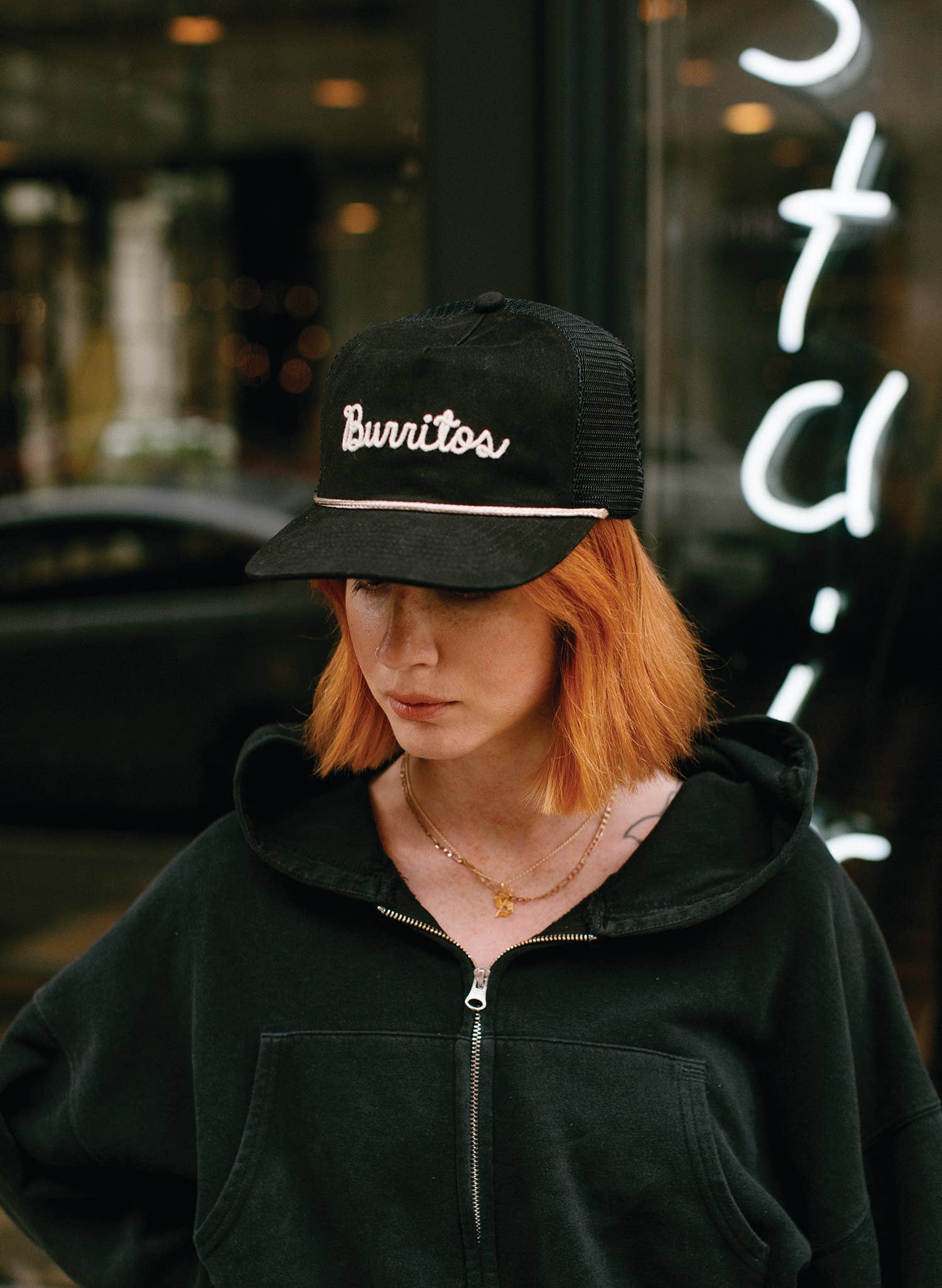 Pyknic - Wholesale Trucker Hat - Unisex - Burritos Chainstitch Trucker Hat1