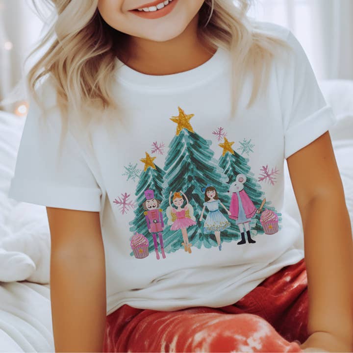 Par.tees by Party On! - Wholesale Screen Printed T-Shirt - Kids - Kids Fun Christmas Nutcracker Youth Graphic Tee