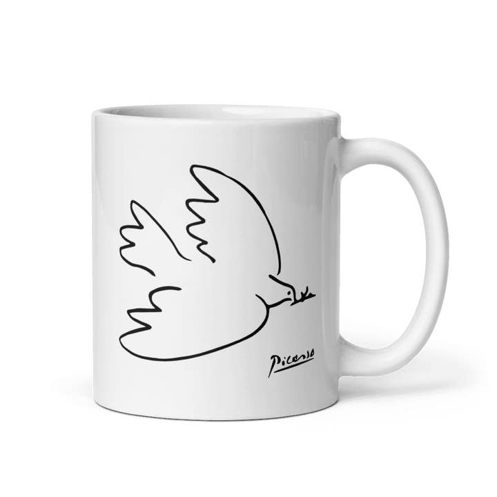 Art-O-Rama Shop - Wholesale Coffee Mug - Pablo Picasso Dove Of Peace 1949 Artwork Mug2