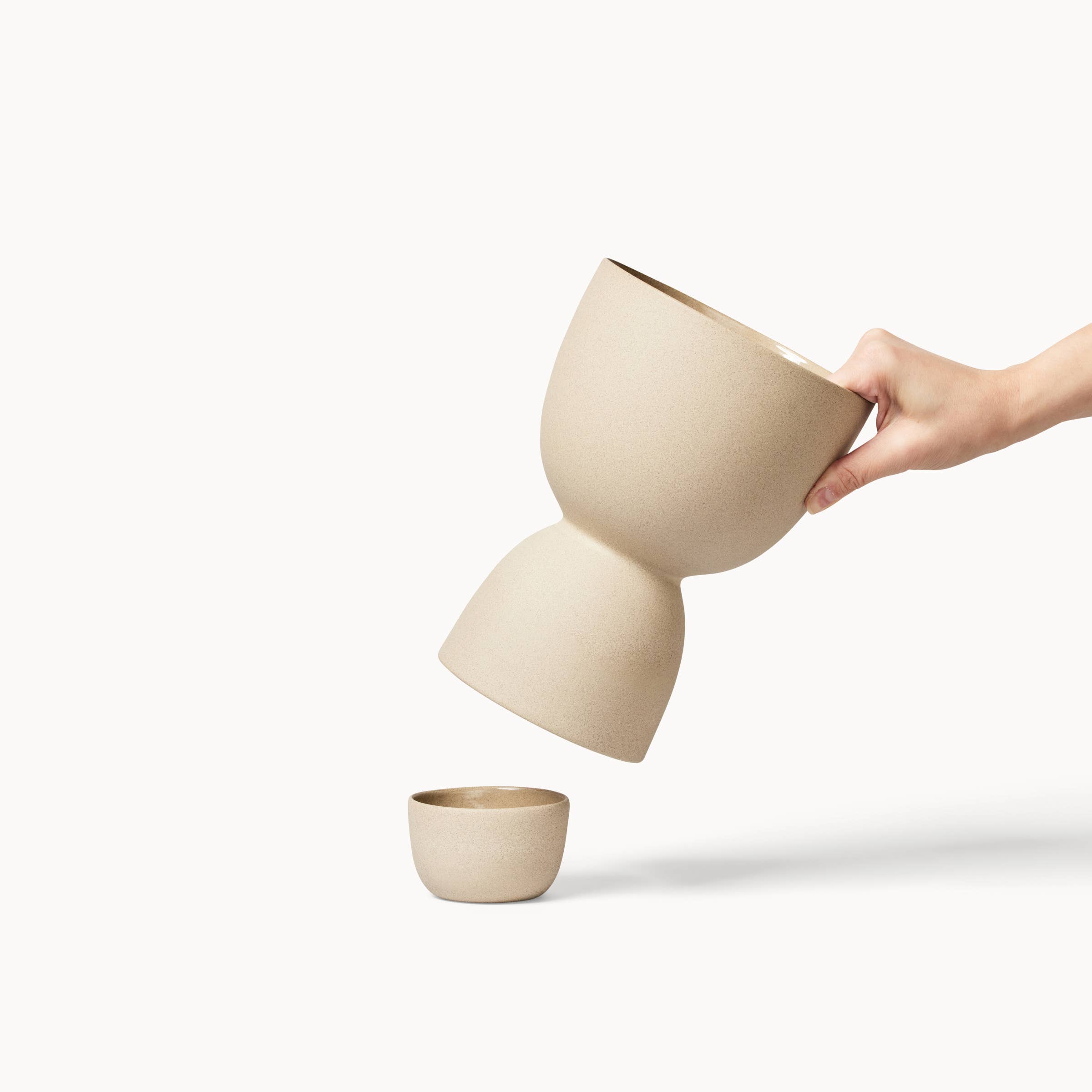 Franca - Vente Pot - Jardinières empilées en grès7