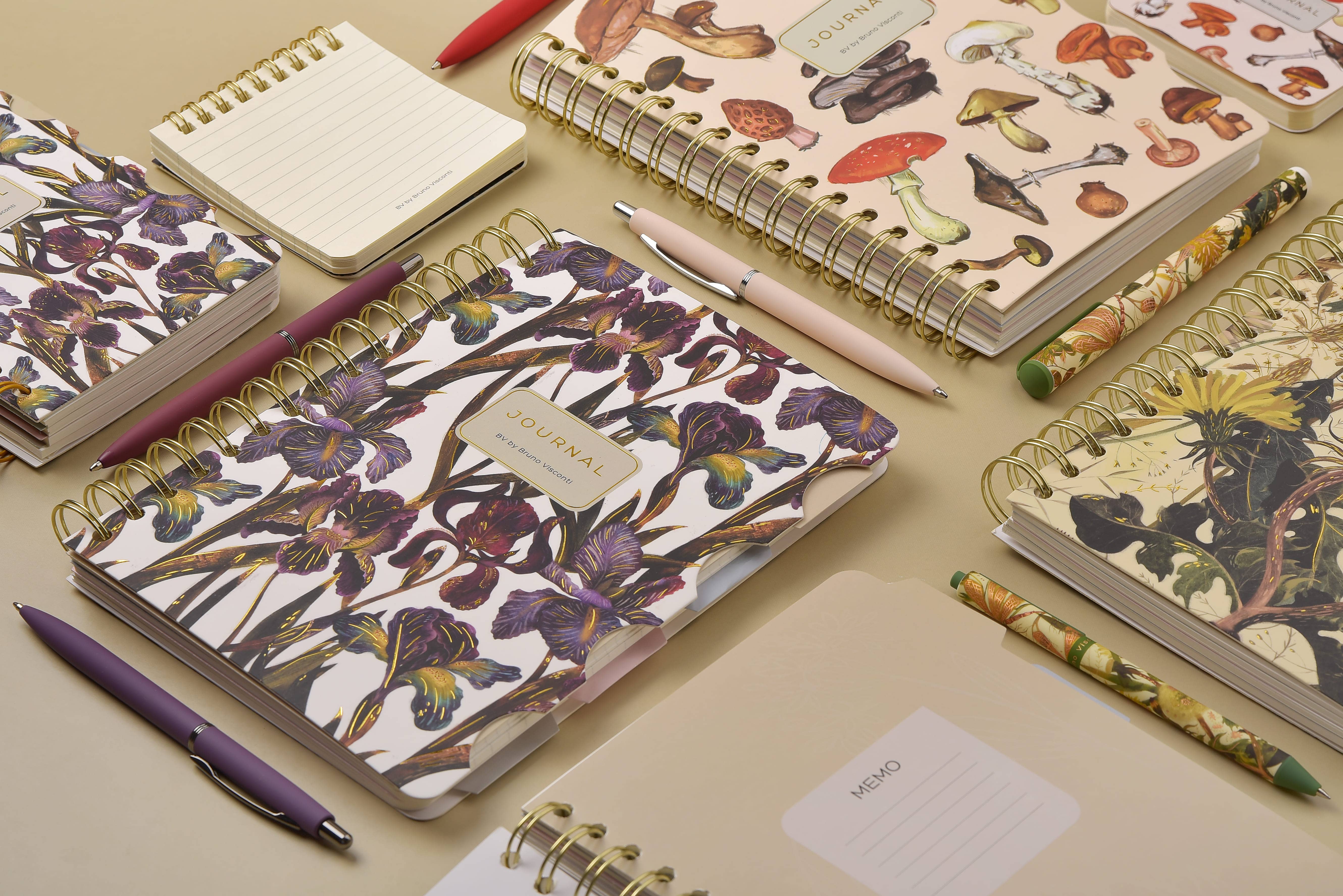 BV by Bruno Visconti - Wholesale Journal/Diary - Art Journal   - Irises7