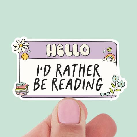 Hallo, ich würde lieber einen Aufkleber lesen. für den Großhandel von Posh Paperie