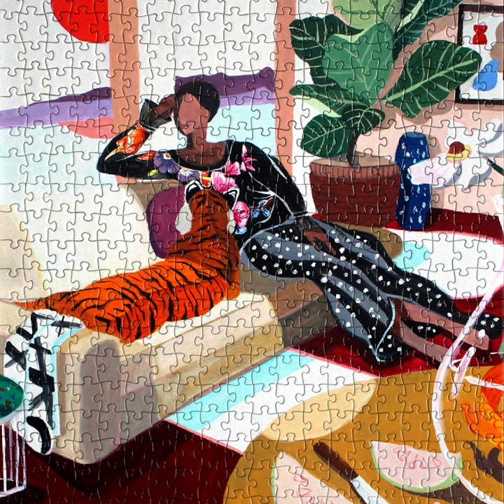 Fits - Vente Puzzle – adulte - Tiger Queen | Puzzle 1000 pièces2