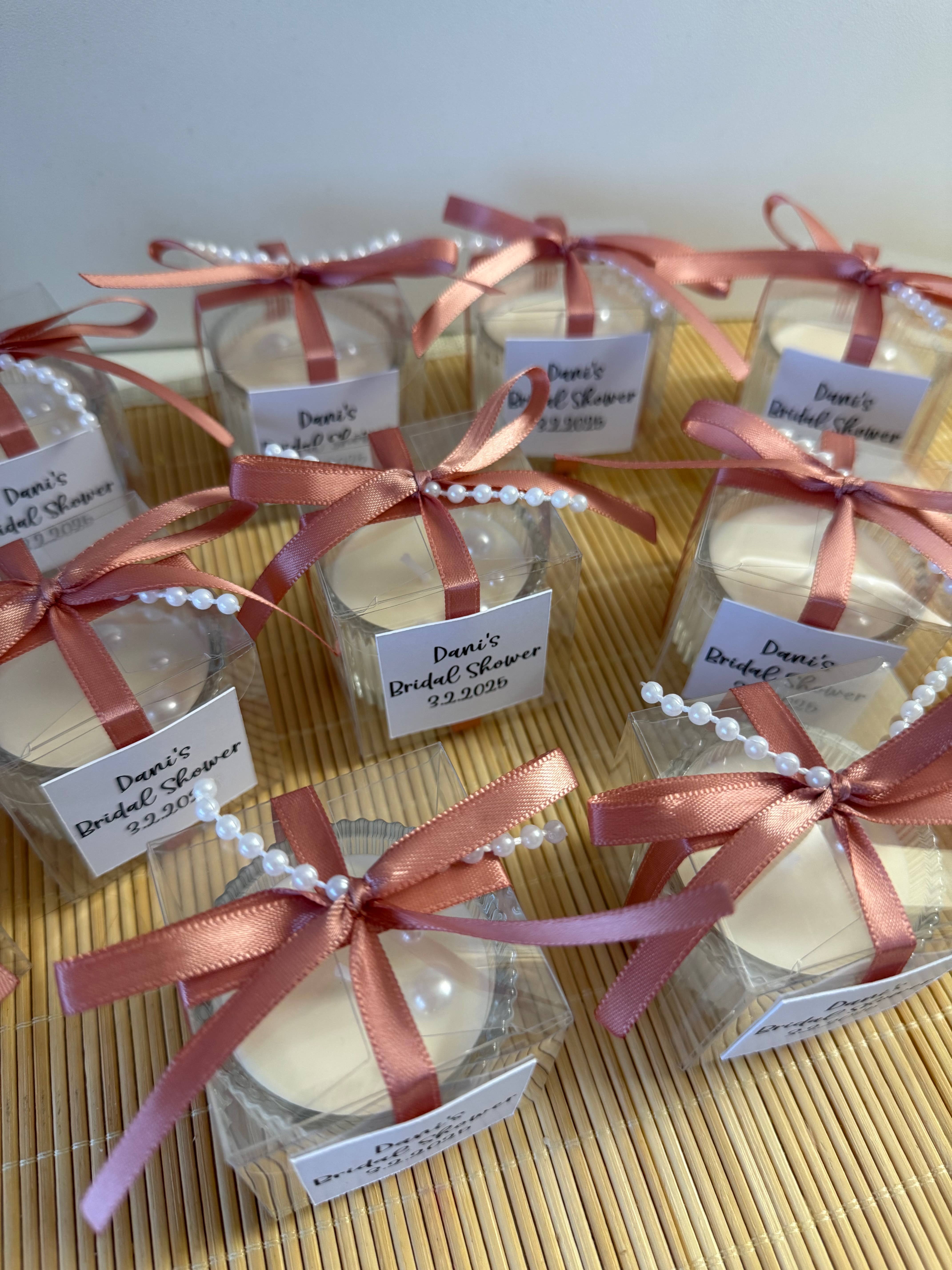 Studio Rein – wholesale Party gift – Mini Pearl Candles for Bridal Shower, Wedding, Engagement2
