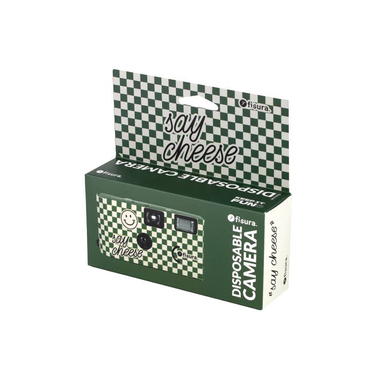 Fisura - Vente Appareil photo jetable - Appareil photo jetable "say cheese" vert4