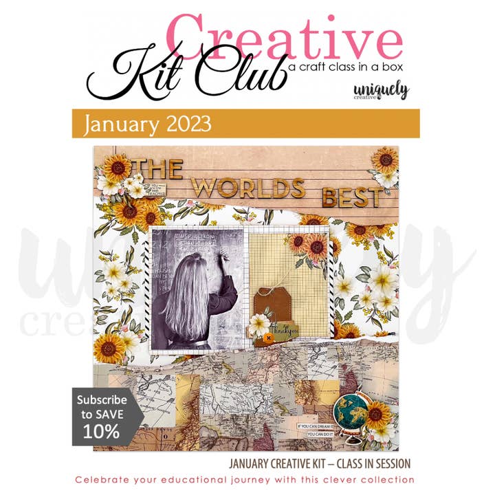January 2023 - Class in Session Creative Magazine for wholesale by Uniquely Creative