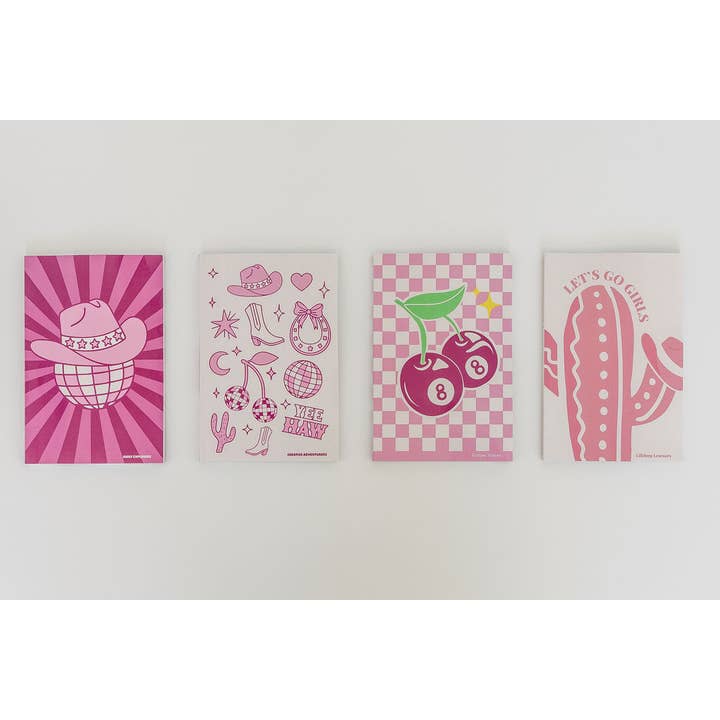 Sunshine & Agape - Wholesale Journal/Diary - 7th-12th Family Gratitude Journal - Disco Cowgirl Line5