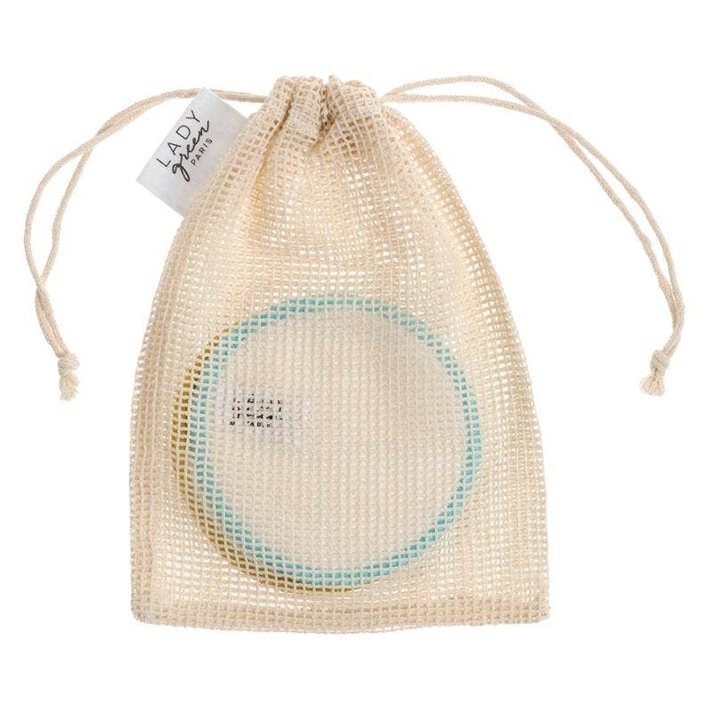 Lady Green (LYSEA) - Wholesale Makeup Remover - Kit 5 disques démaquillants + 1 filet de lavage4