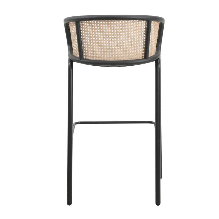 LeisureMod - Wholesale Stool - Ervilla Modern Fabric Upholstered Low Back Bar Stool7