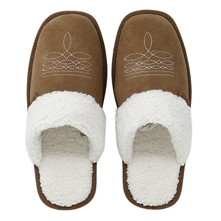 Seriously Shea - Wholesale Slippers - Women's - BEST SELLER! Western Inspired Dolly Slippers | Fawn