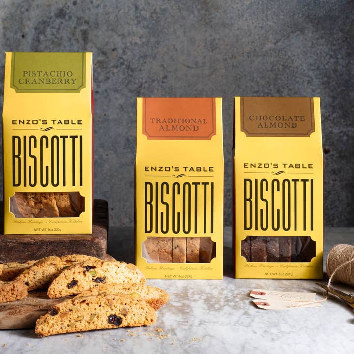 ENZO'S TABLE - Wholesale Cookie - Traditional Almond - 8 oz Box2