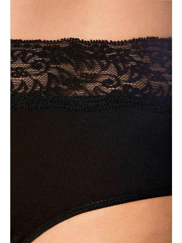 ZD Zero Defects – wholesale Underwear – Women's – Atenea Lace maxi woman's brief Soya Yarn1