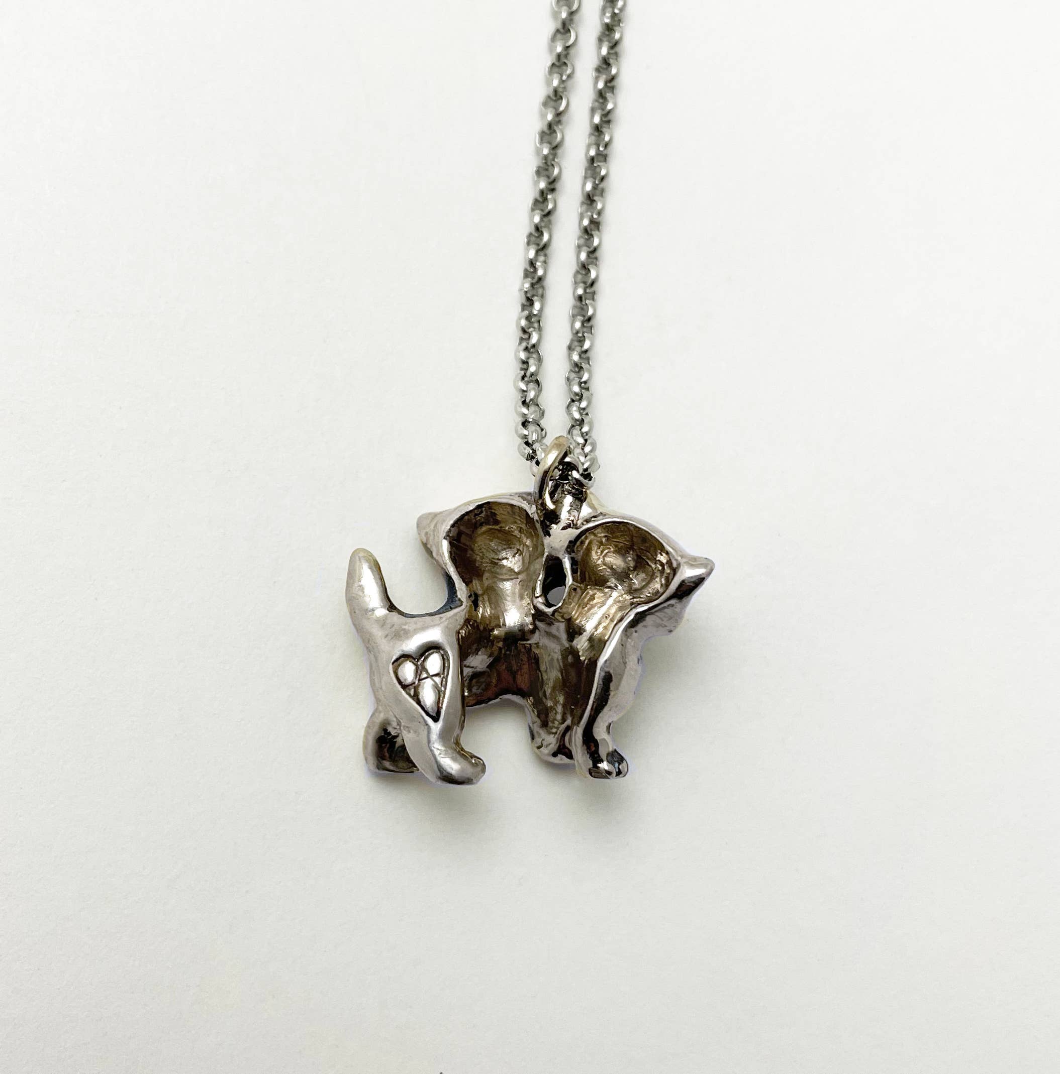Anomaly Jewelry - Wholesale Pendant/Charm Necklace - Two Headed Cat Necklace4