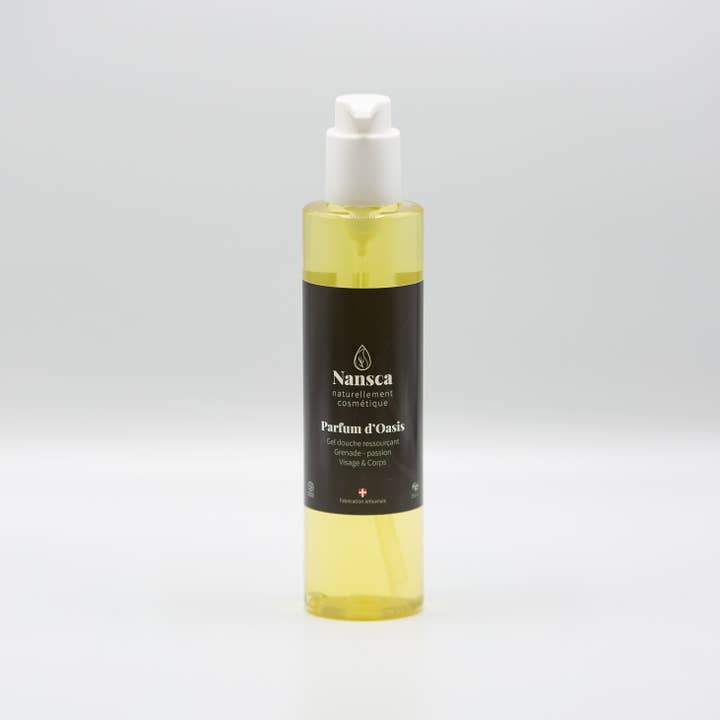 Parfum d'Oasis: Gel douche ressourçant | Grenade pour la vente par Nansca