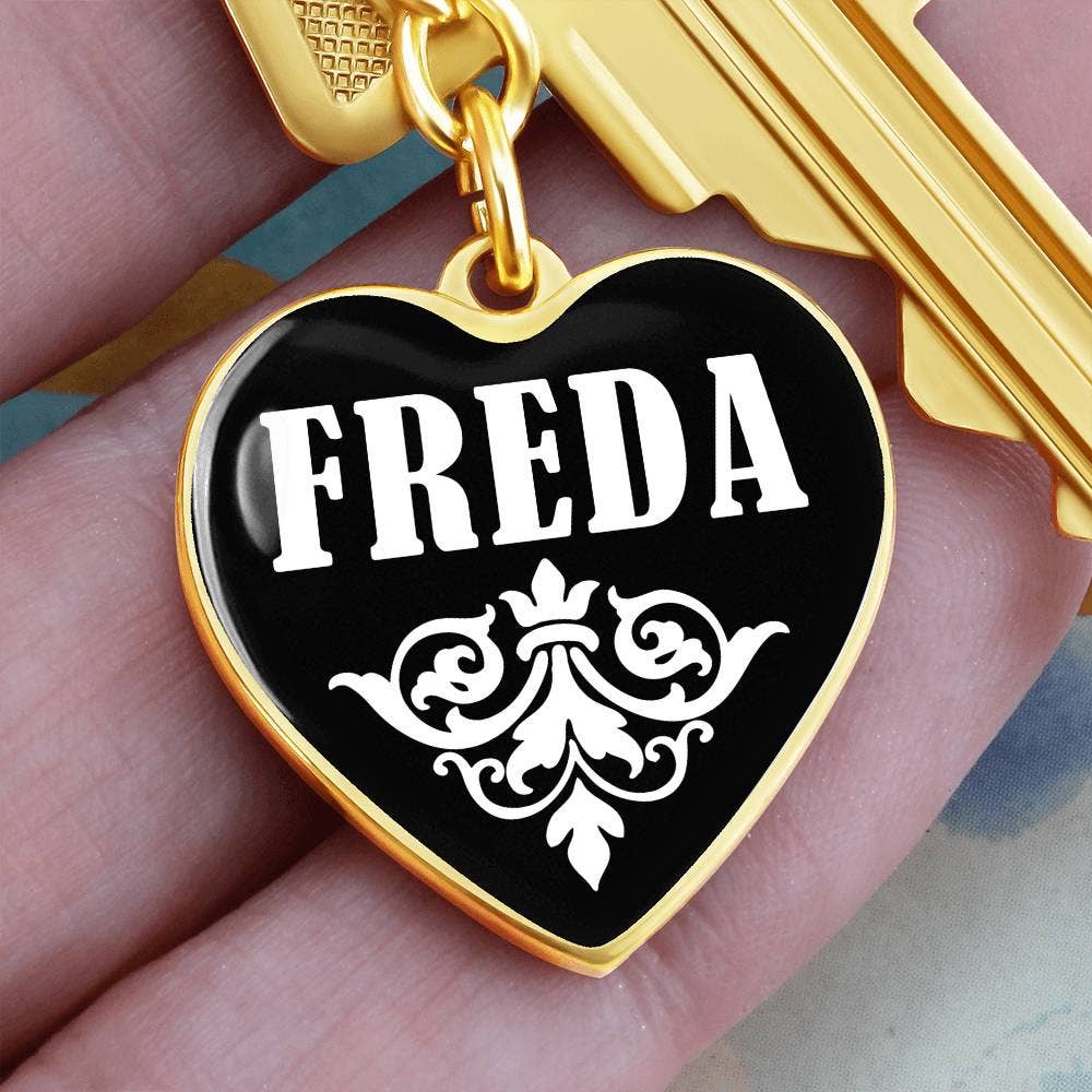 Unique Gifts Store - Wholesale Keychain - Women's - Freda v03 - Heart Pendant Luxury Keychain5