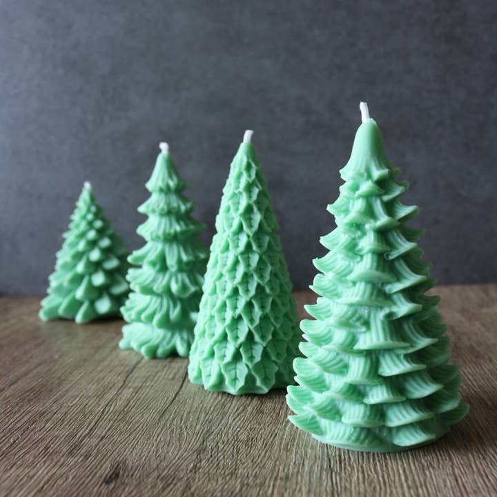 Bea’s Wax - Wholesale Novelty Candle - Christmas Tree Candles | Set of 42