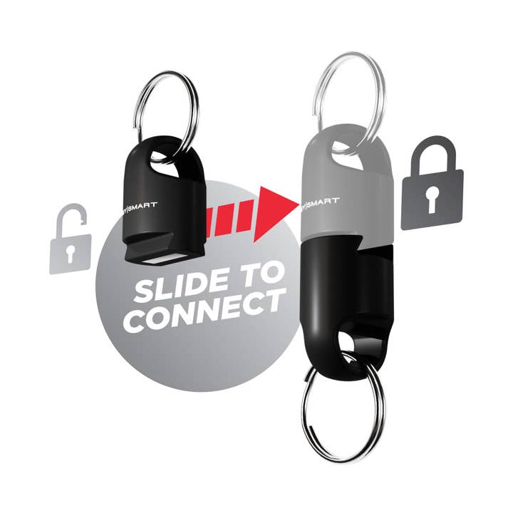KeySmart / STATIK - Wholesale Keychain - Unisex - MagConnect Pro Locking Magnetic Keychain