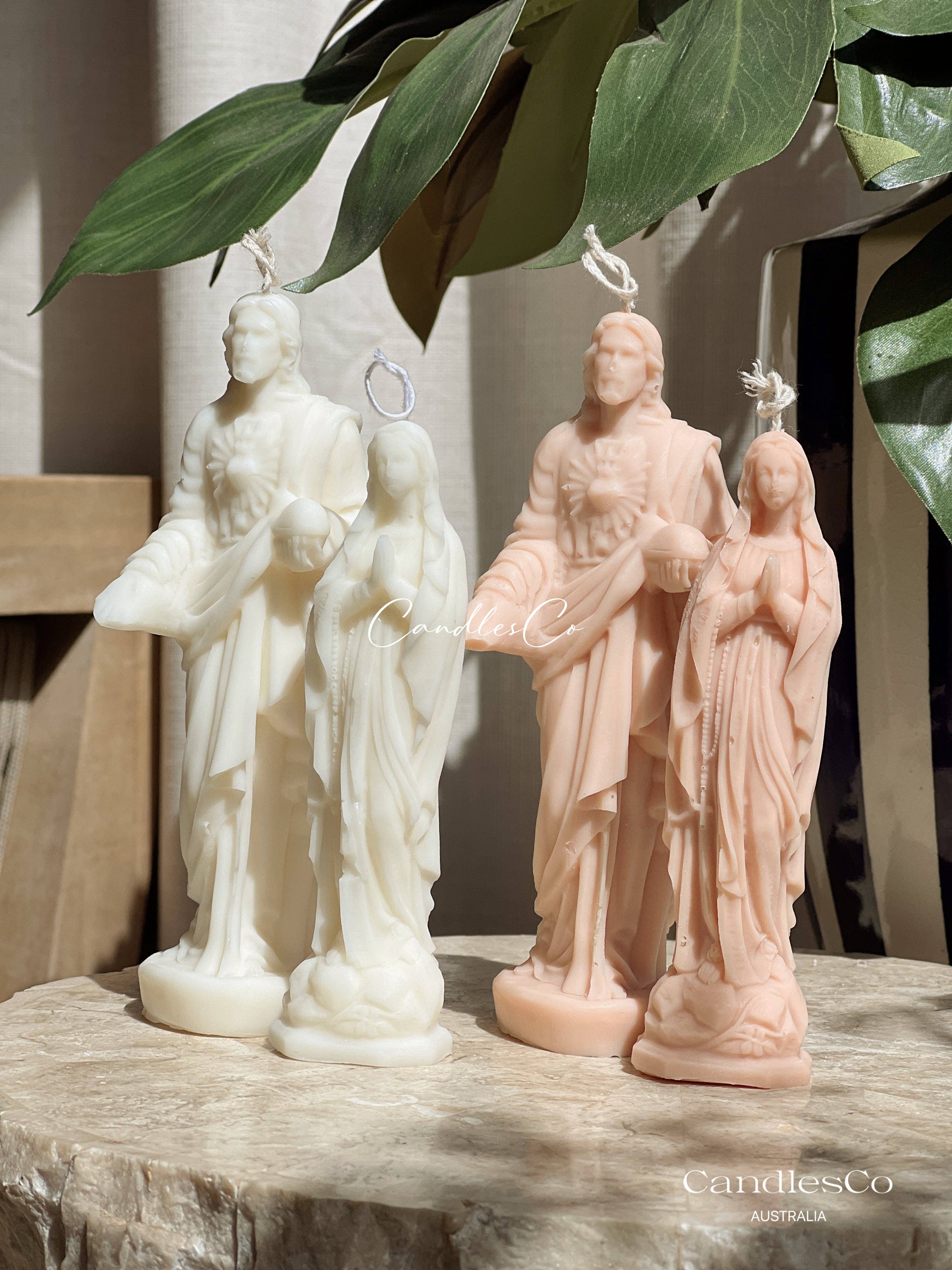 CandlesCo Australia - Wholesale Novelty candle - Jesus and Mary Statue4