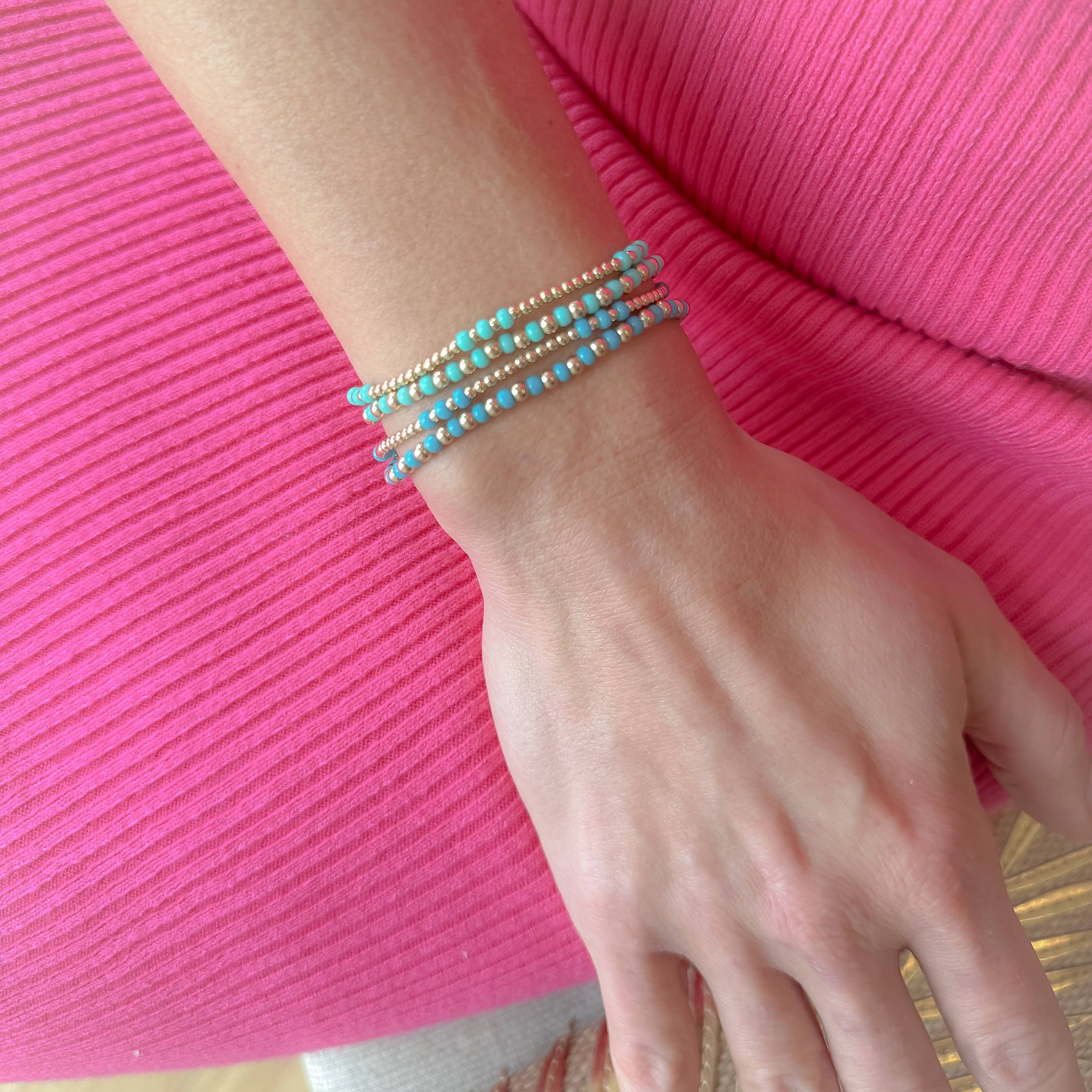 Amethyst and Opal - Wholesale Beaded Bracelet - Capri Bracelet2