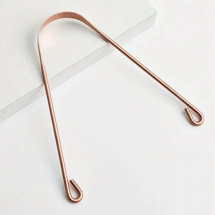 Modjo Cosmetics – wholesale Tongue scraper – Modjo copper tongue scraper