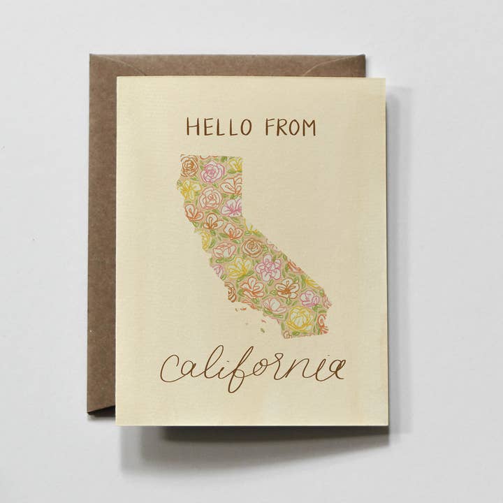 everglow handmade - Wholesale Everyday Greeting Card - STINSON BEACH | Hello From Stinson Beach Custom City Card