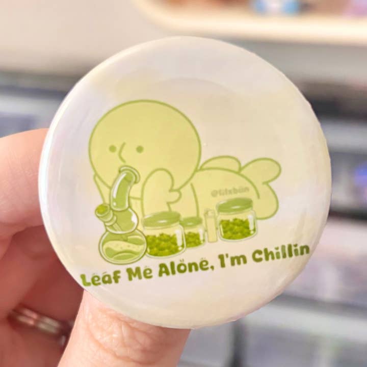 Chillen Smiski 1,75" button voor wholesale door lilxbun