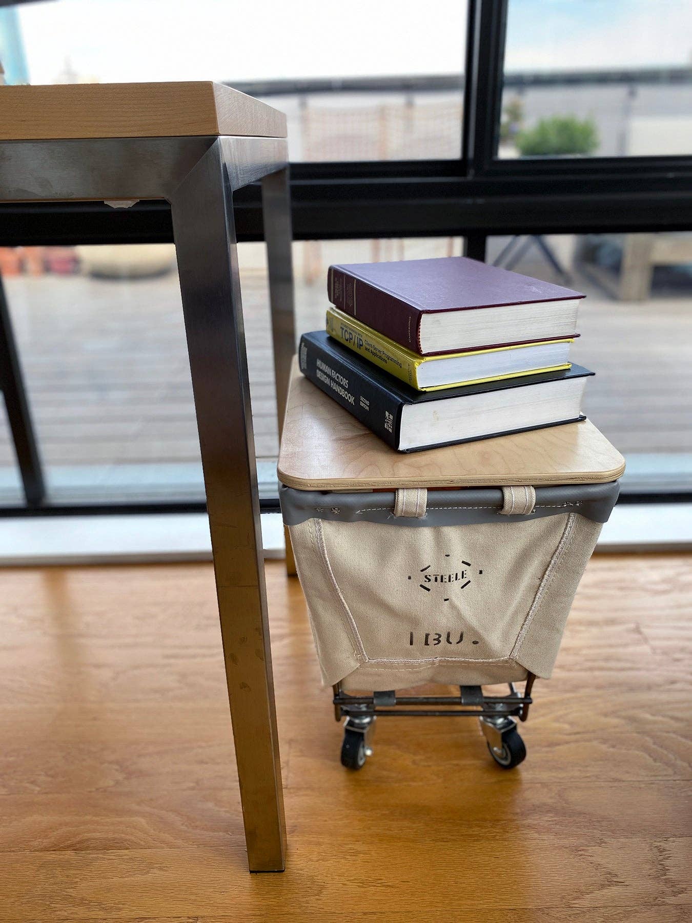 Steele Canvas Basket Corp. – wholesale Förvaringsbehållare – Rektangulärt trälock - 1 Bu.4