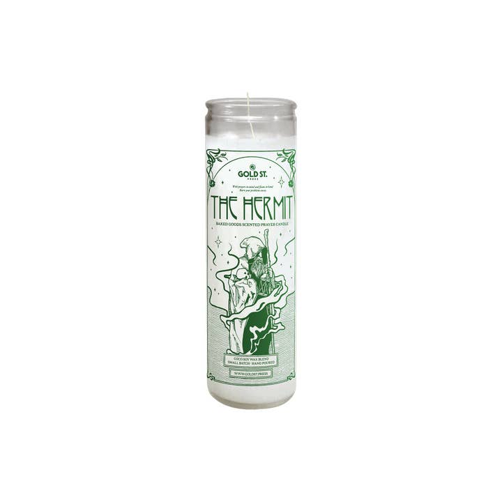 The Hermit Prayer Candle for wholesale by Gold St. Press