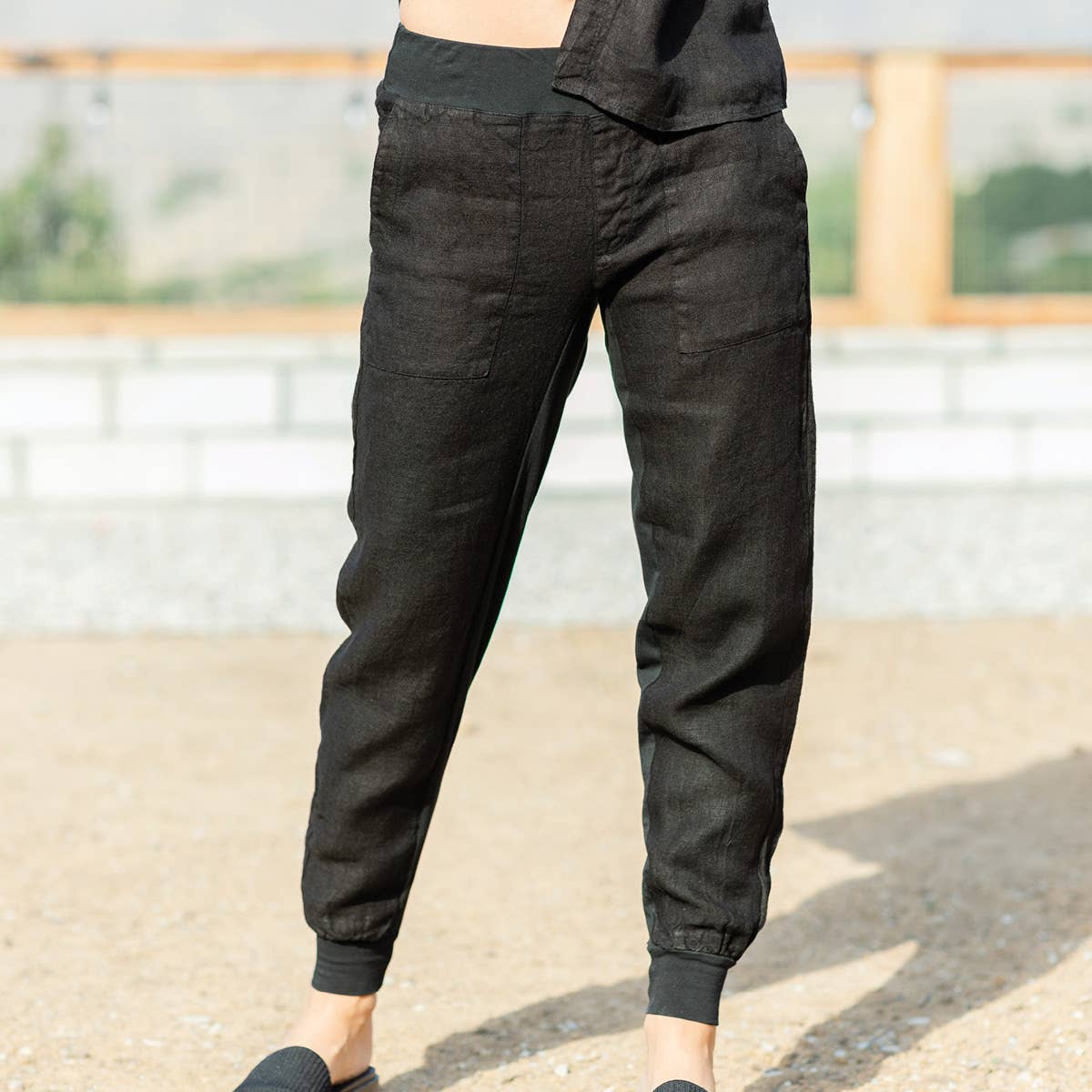 Splendid Iris Threads - Wholesale Lounge Sweatpants/Joggers - Women's - Linen joggers, SALE0