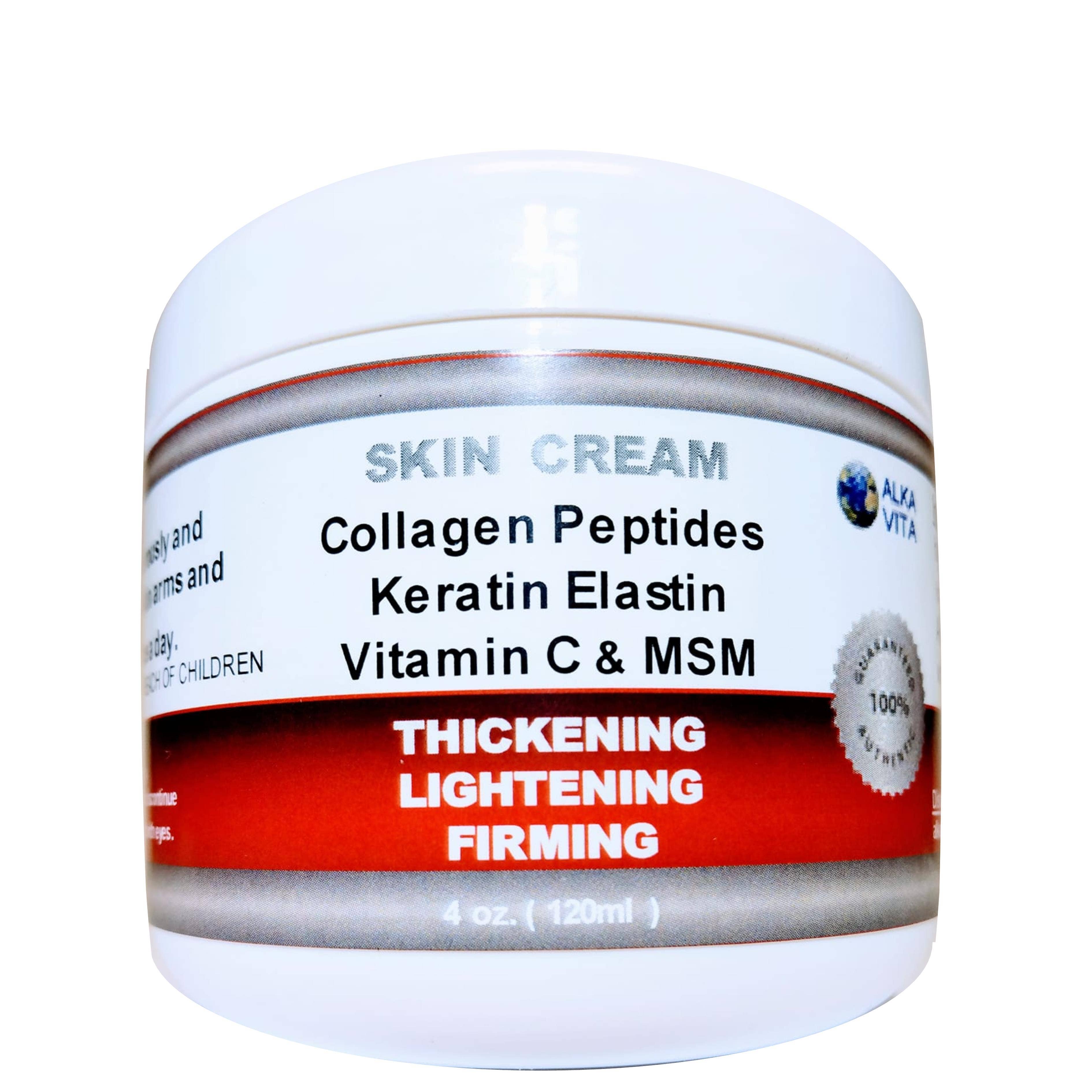 AlkaVita - Vente Crème hydratante anti-âge - Crème raffermissante pour le cou et les rides Saggy Arms à la kératine au collagène5