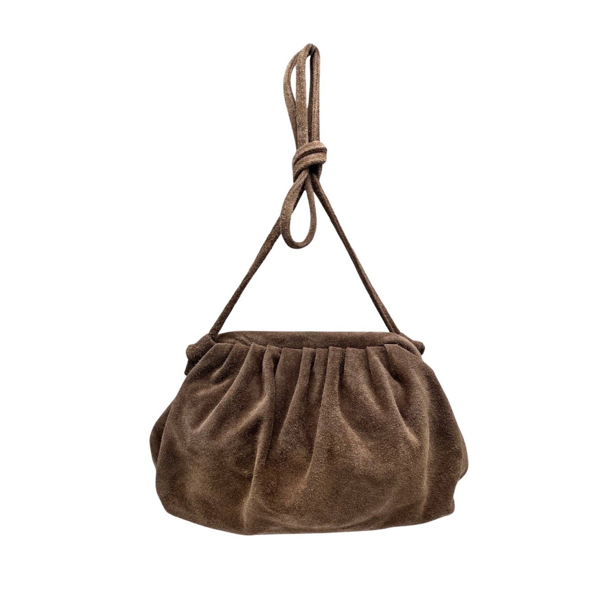 Louisa lee - Vendita all'ingrosso Borsa con manico - Donna - BORSA IN PELLE SCAMOSCIATA IN VELLUTO2