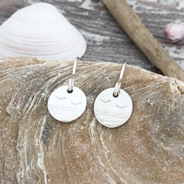 Sea and Birds Earrings for wholesale by rubyandwonder