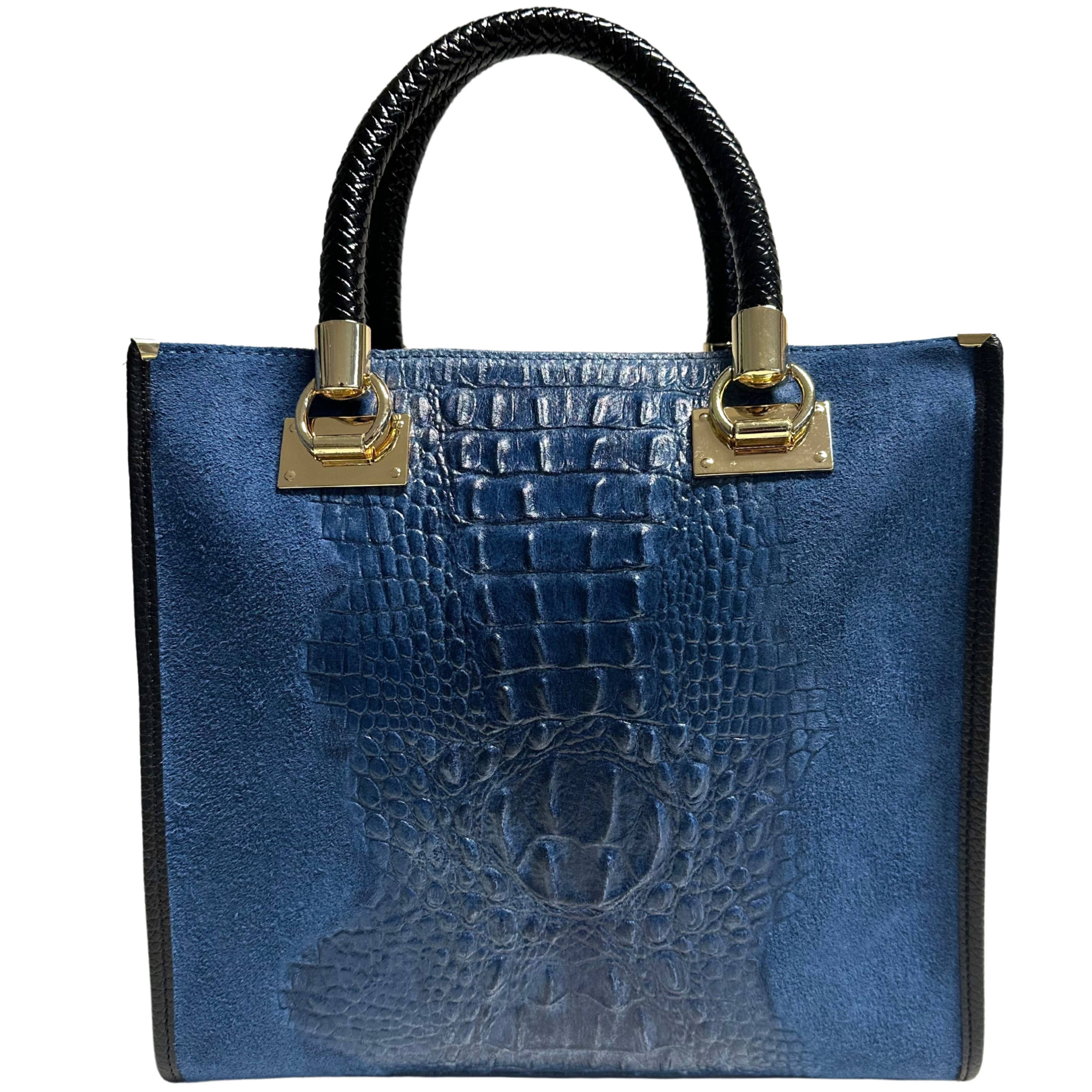 MODARNO - Wholesale Shoulder Bag - Women's - Modarno Women's shoulder bag - coconut print suede leather h19