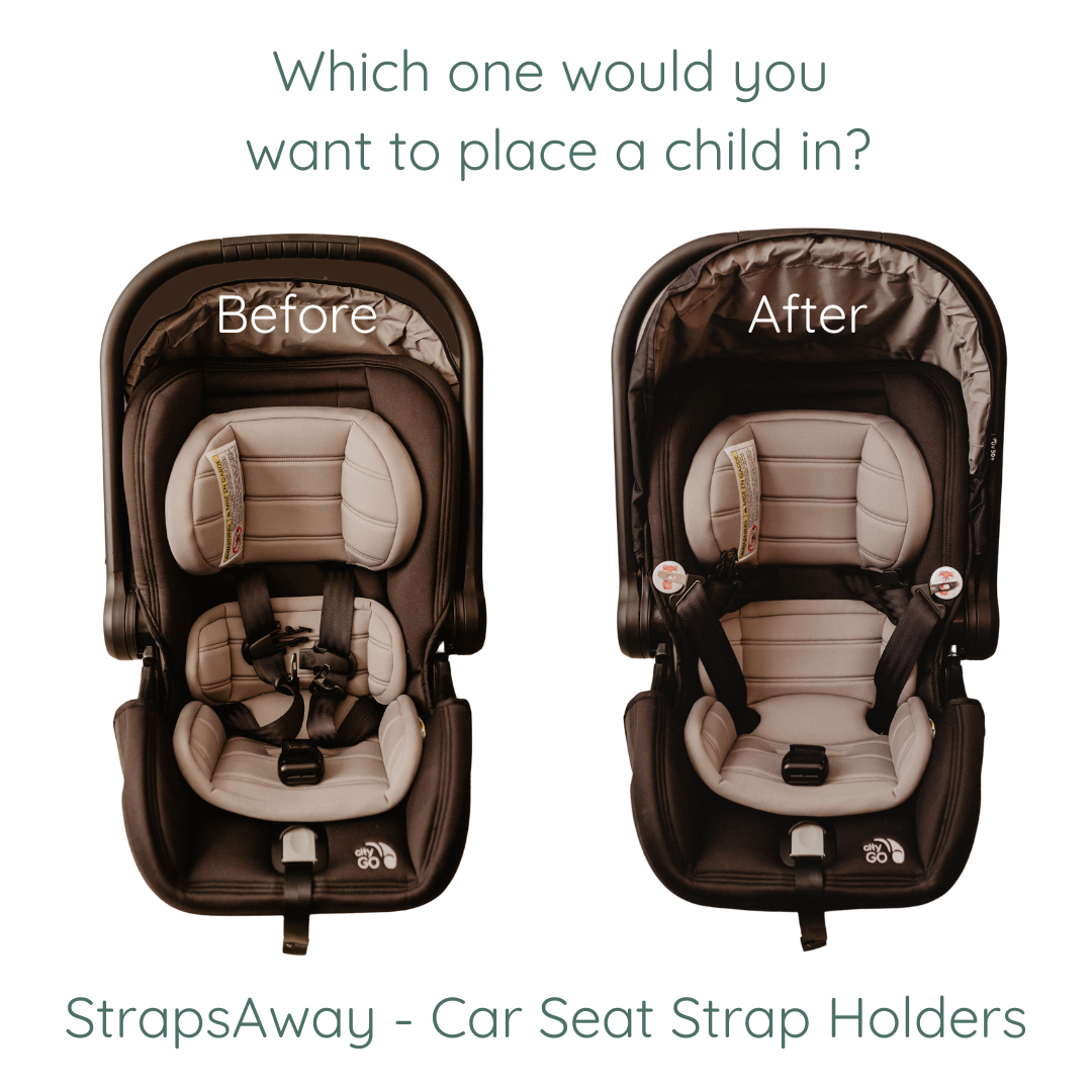 StrapsAway Ltd. - Wholesale Car Seat Cover - Kids & Baby - Code Red! Magnetic Car Seat Strap Holders6