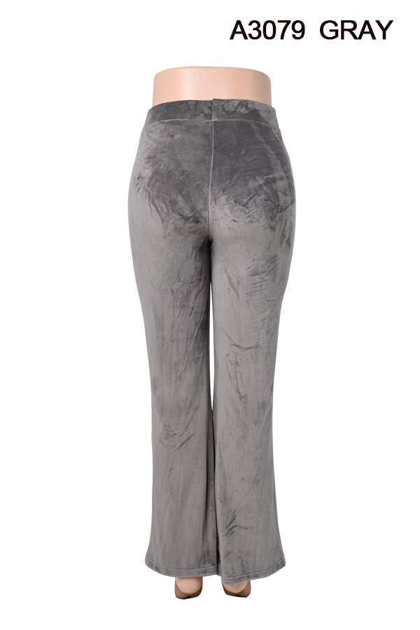 SSImport - Wholesale Pants - Women's - A3079 VELVET FLAIR PANTS MIXED SIZES 12PCS/PACK5