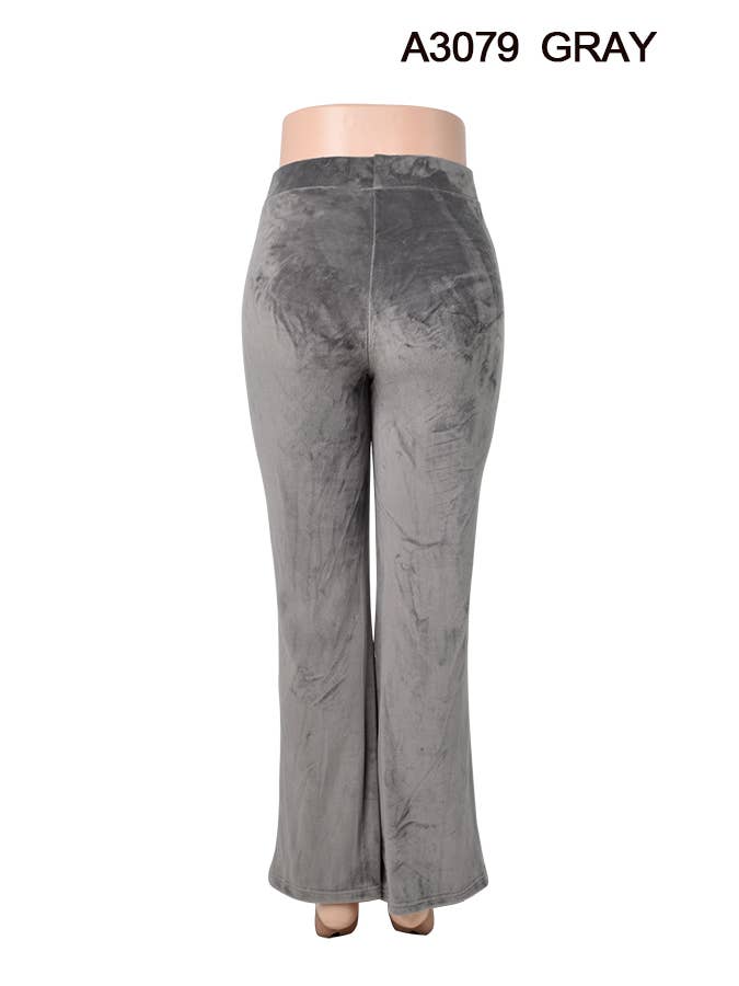 SSImport - Wholesale Pants - Women's - A3079 VELVET FLAIR PANTS MIXED SIZES 12PCS/PACK12