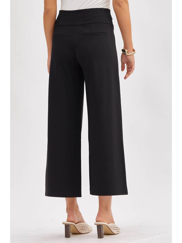Dear Scarlett - Wholesale Pants - Women's - Magic Wide Cropped Pants
