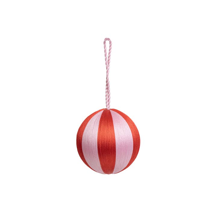 Stripe Bauble M 3" (STOCK) for wholesale by YOD&CO
