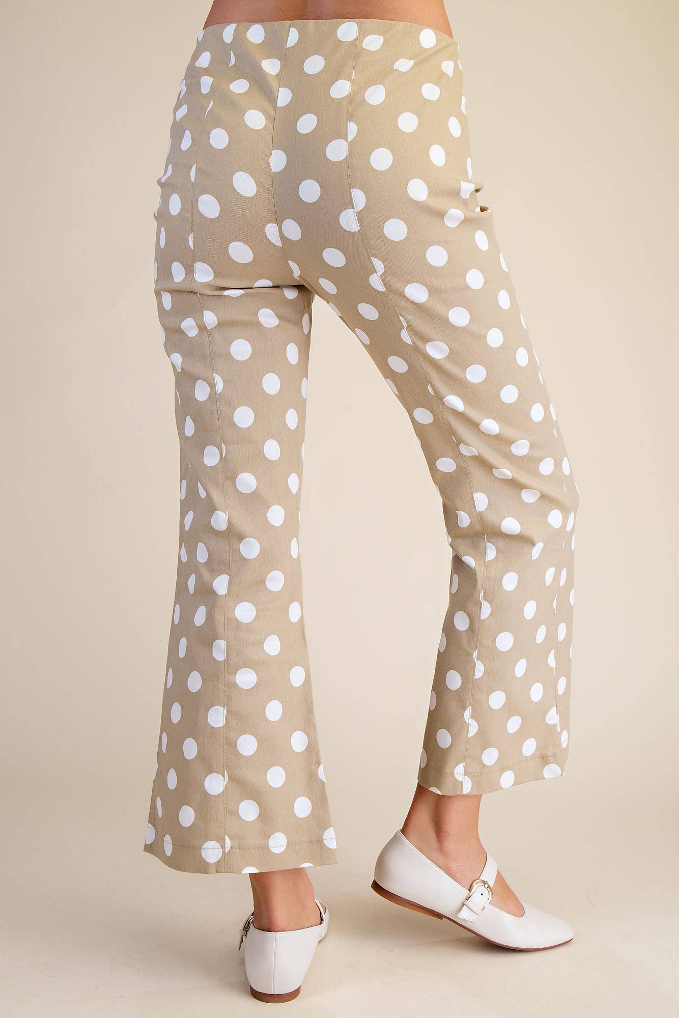 Glam - Wholesale Pants - Women's - Flare Crop Dot Pants20