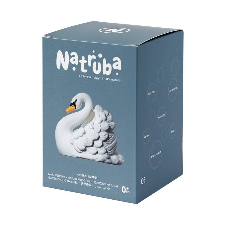 Tallytate S.L. – Großhandel Beißspielzeug (ohne Clip) – Baby – Natruba Badespielzeug Großer Schwan
