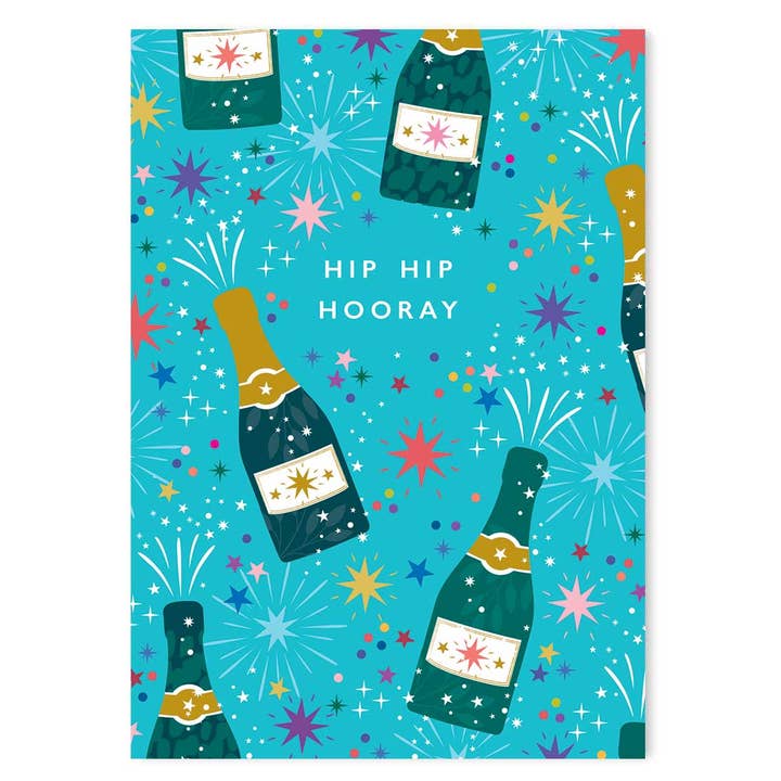 Klara Hawkins - Wholesale Congratulations Card - Hip Hip Hooray / Congratulations Card