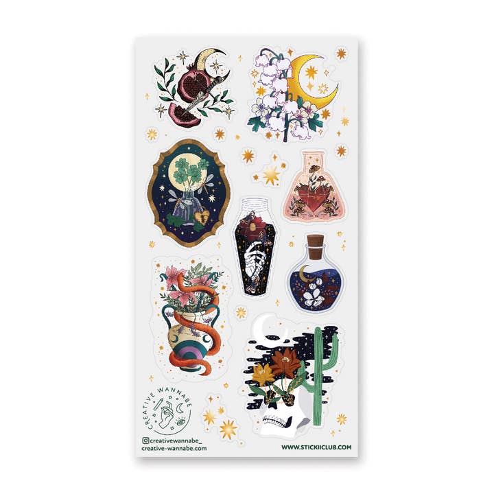 In the Dead of Night Sticker Sheet for wholesale by STICKII