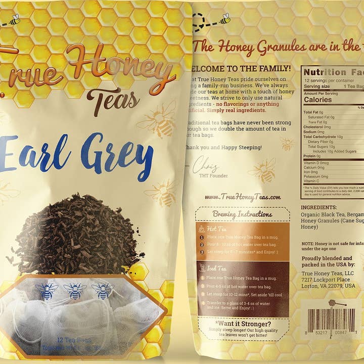 Earl Grey Tea for wholesale by True Honey Teas