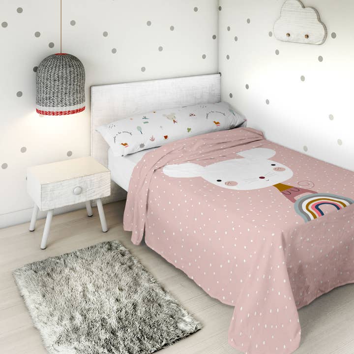 2-teiliges Bettwäscheset SUSANITA ROSA A - HEI für den Großhandel von Creaciones Euromoda SL (Naturals Home)