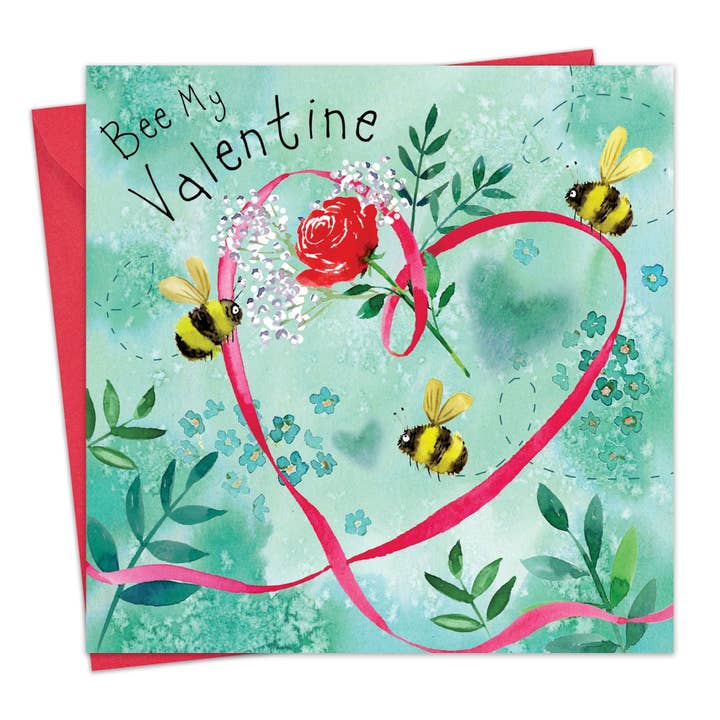 Bee My Valentine Card for wholesale by Twizler Ltd
