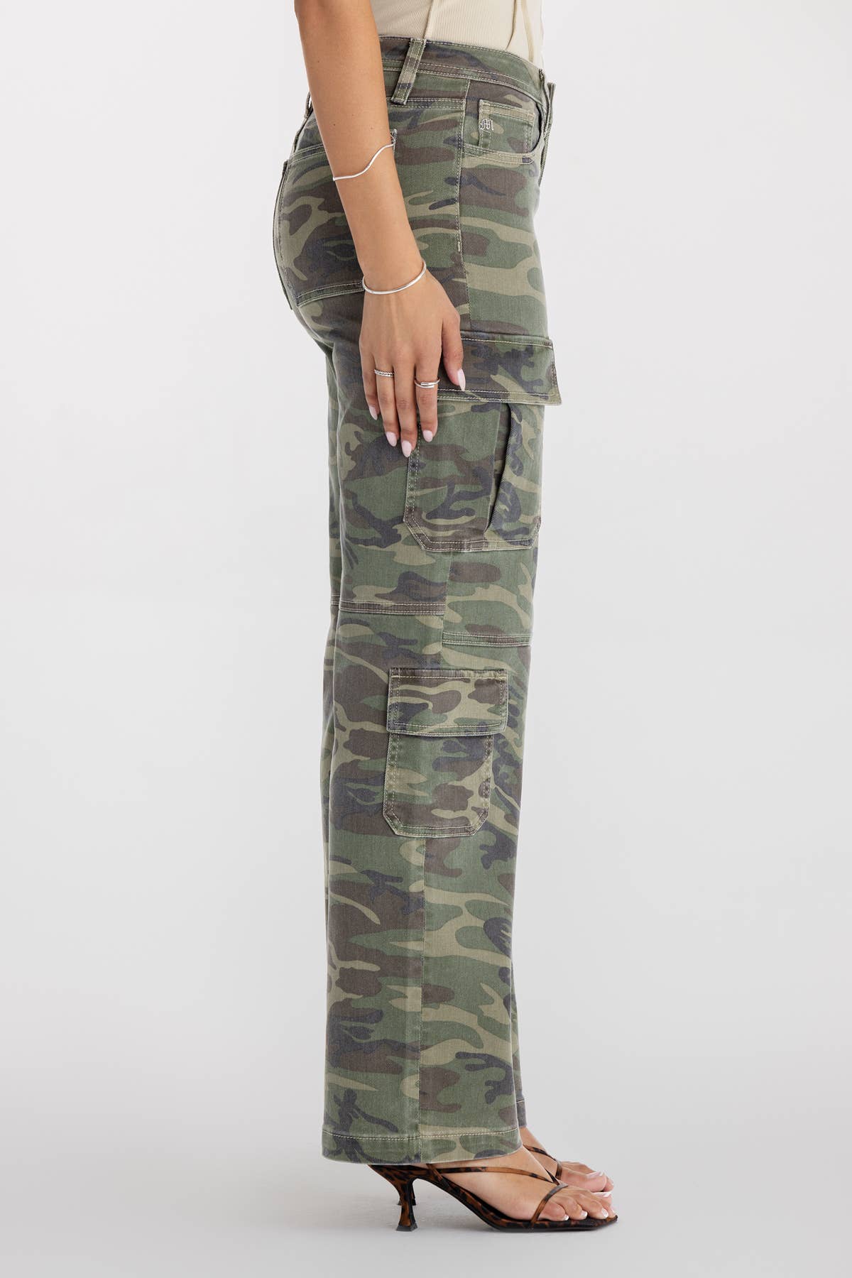 Miss Me - Wholesale Jeans - Women's - M2373G- MID RISE CARGO JEANS4