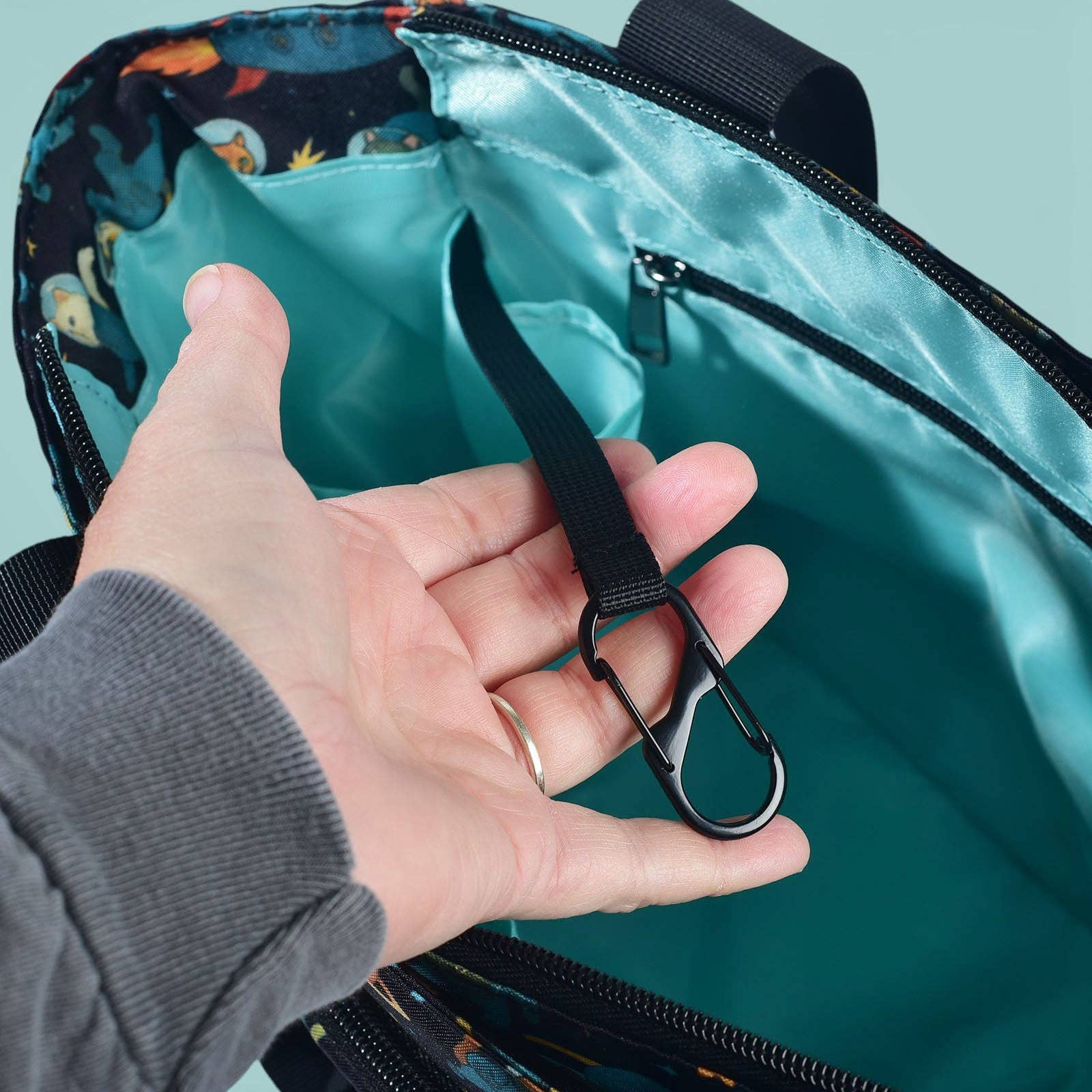 Sipsey Wilder - Wholesale Tote Bag - Women's - Space Kitties Medium Venture Tote3