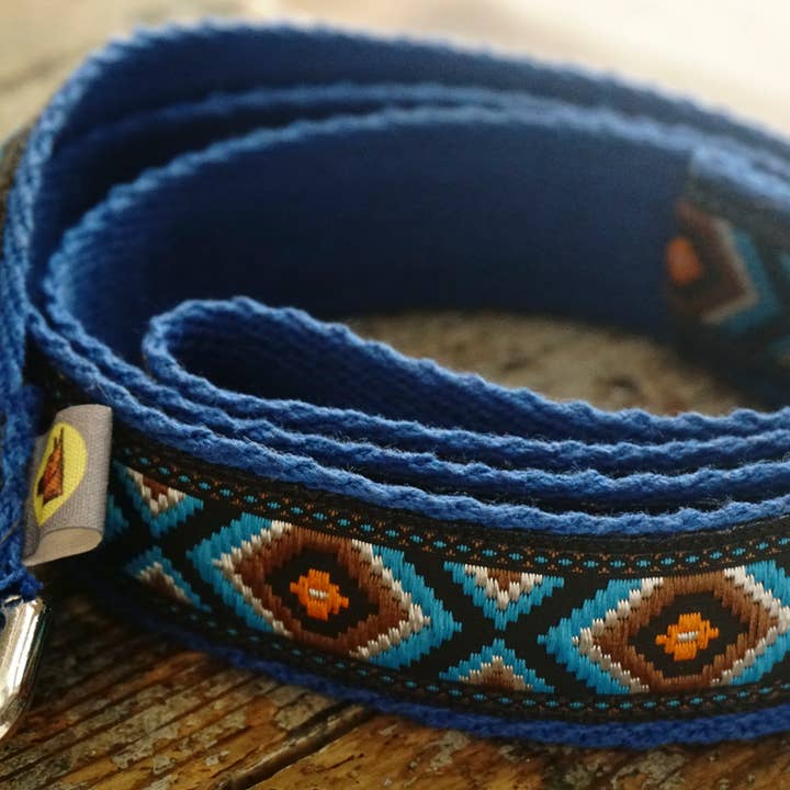 hundsfutter - Wholesale Pet Collar - Dog - Dark navy blue design necklace and strap set2