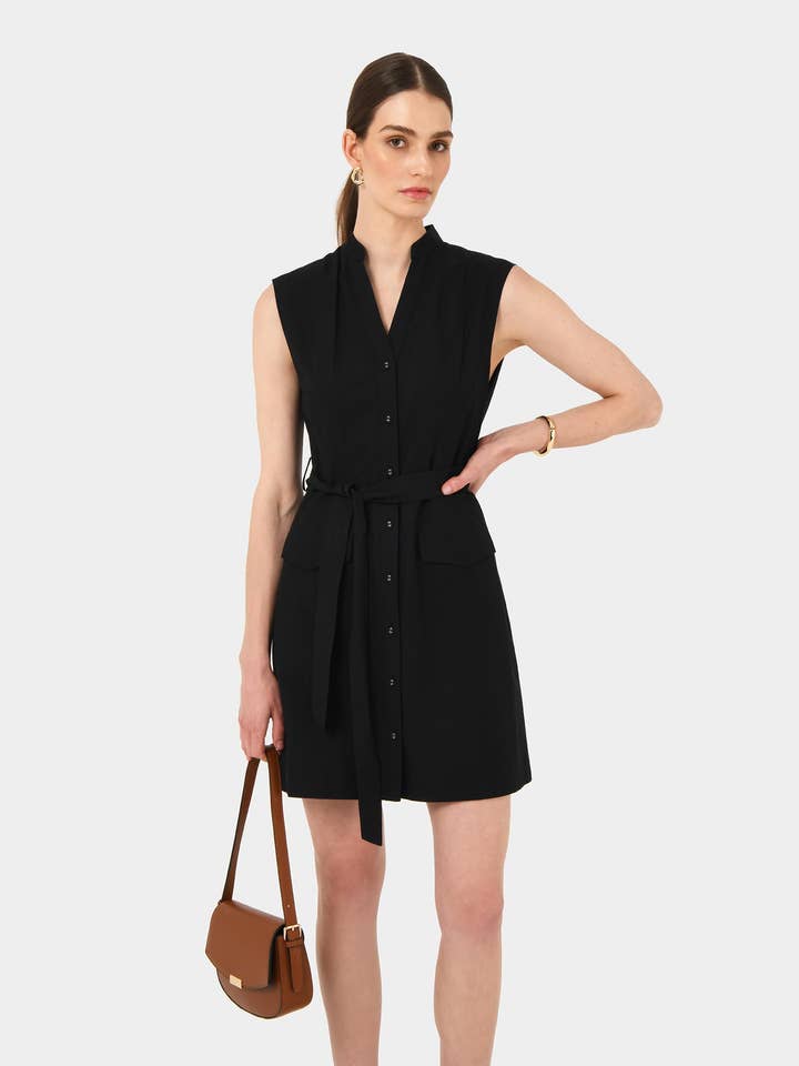 Forcast – Vestido - Mulher por atacado – Vestido Utilitário com Laço Kiran para Mulher da Forcast1